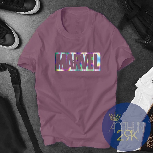ALBUM 528 - ÁO THUN UNISEX LOGO MARVEL PHẢN QUANG CỰC ĐẸP | BigBuy360 - bigbuy360.vn