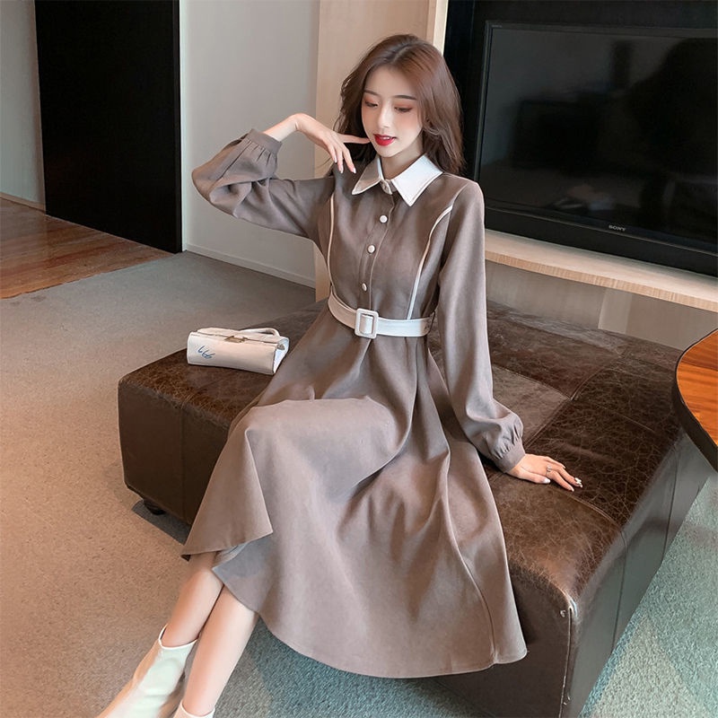 Đầm sơ mi IELGY thời trang giản dị dành cho nữ