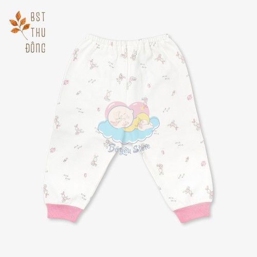 (Tuyển sỉ, ctv) Quần sơ sinh dài MIOMIO cho bé từ 0-24 tháng (dày 100% cotton)