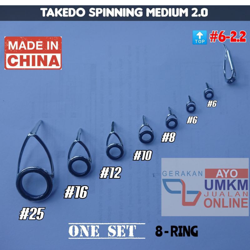 Máy Câu Cá Takedo Spinning Set - 8 Ring