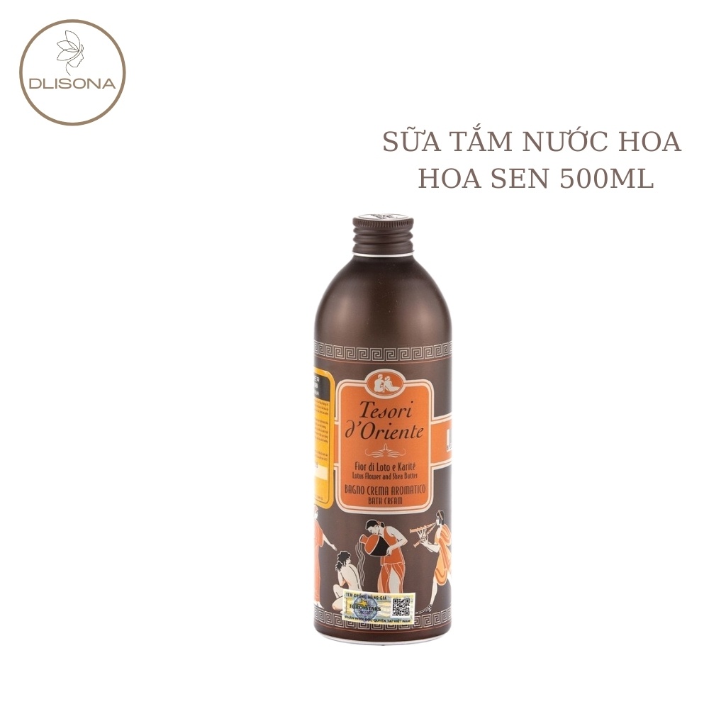 Sữa tắm xích Tesori d'Oriente nâu hoa sen hương nước hoa trắng da hàng chính hãng 250ml-500ml kèm vòi | BigBuy360 - bigbuy360.vn