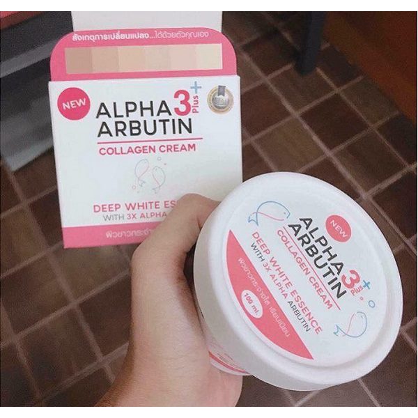 KEM DƯỠNG TRẮNG DA BODY ALPHA ARBUTIN COLLAGEN CREAM 3PLUS+