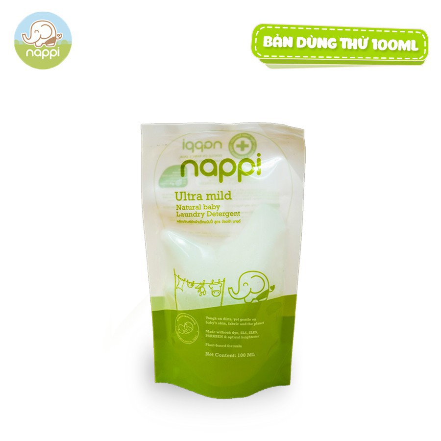 Nước giặt Nappi 100ml cho bé sơ sinh