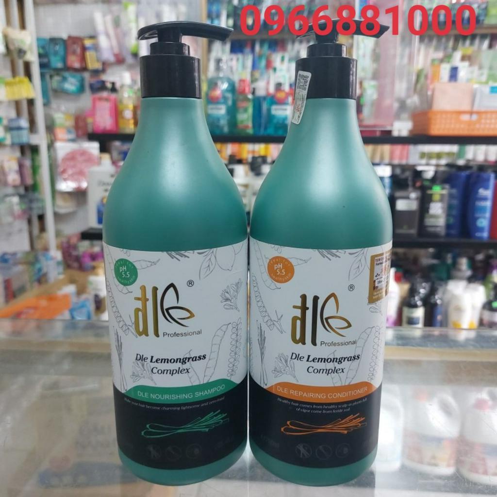 Bộ Dầu Gội Xả Thảo Dược DK Professional 750+750ml Bồ Kết Xả Chanh