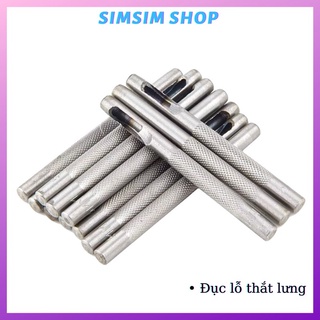 Đục lỗ thắt lưng dây nịt simsimshop cho dây lưng rộng đinh đục lỗ thắt lưng da