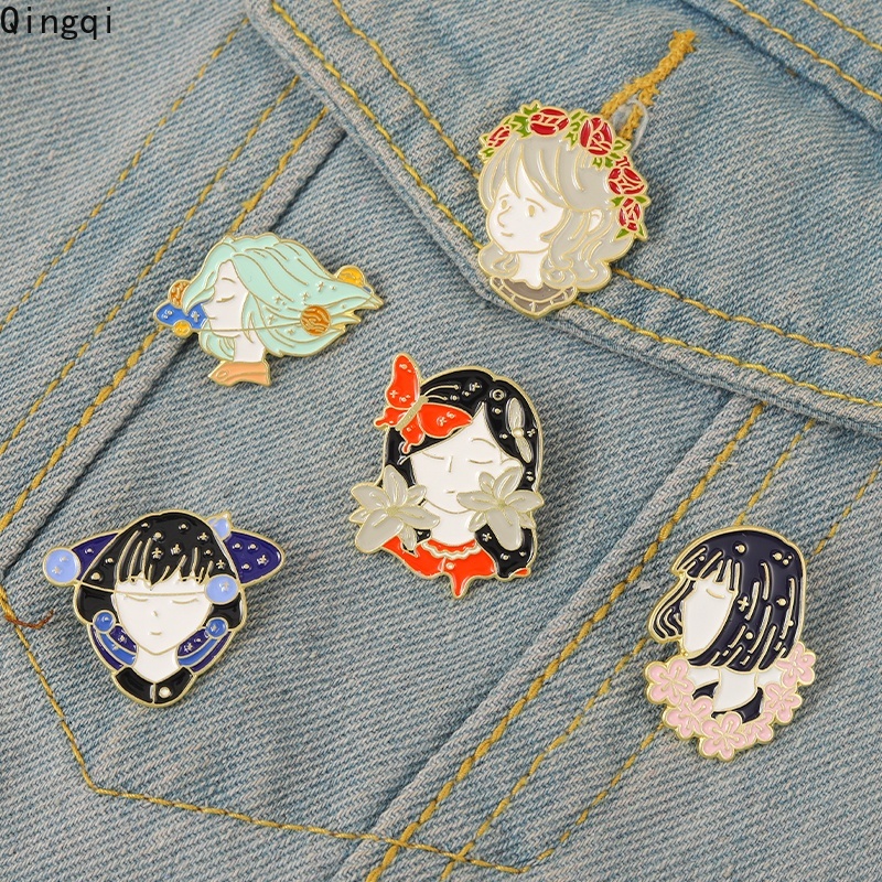 Ghim cài áo Miss Zoe hình hoa bướm hành tinh hoạt hình xinh xắn