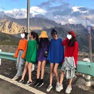 (ẢNH THẬT) Áo tay dài trơn, basic tee - AT170
