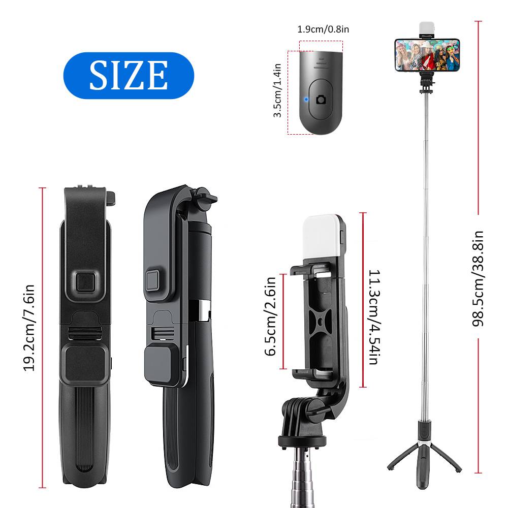 Gậy Chụp Ảnh Selfie L02S Kết Nối Bluetooth 4.0 | BigBuy360 - bigbuy360.vn