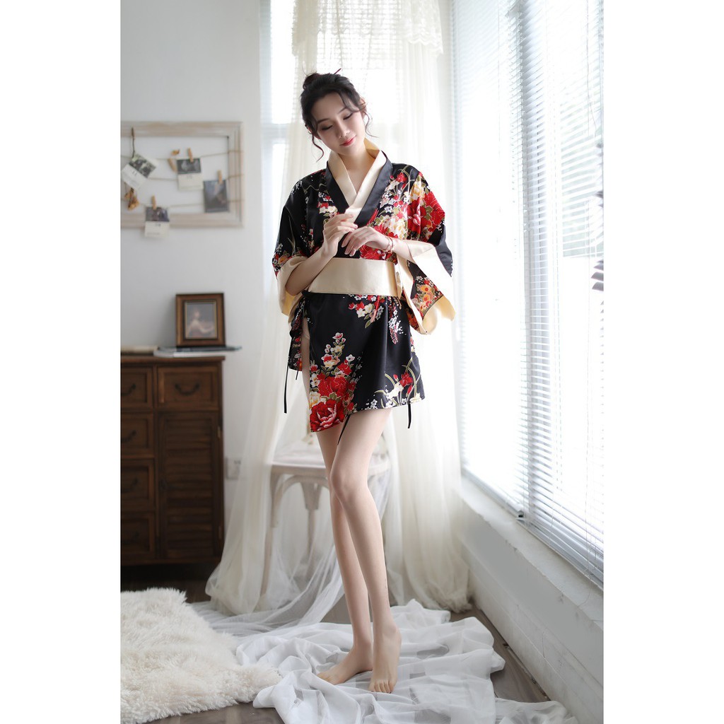 Áo Choàng Ngủ Kimono Phong Cách Nhật Bản MS5060 | WebRaoVat - webraovat.net.vn