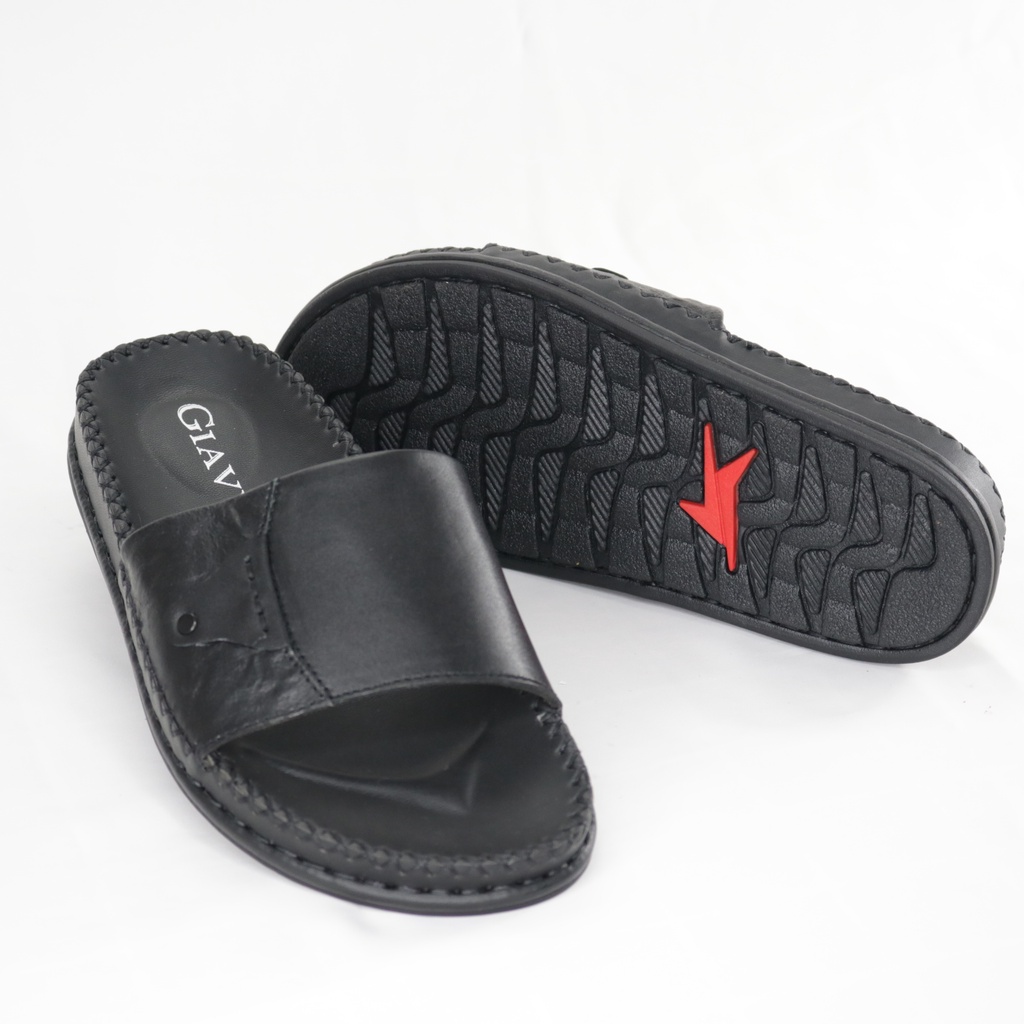 Dép nam quai ngang Gia Vy cao cấp đế cao 2 phân UDT837