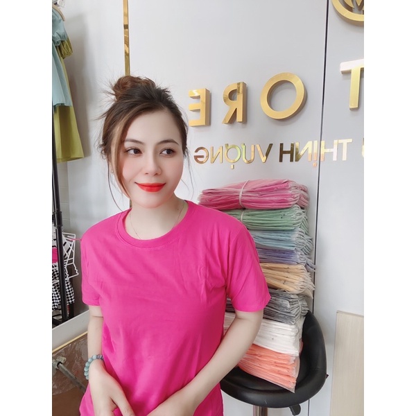 ÁO THUN GIẤY CỔ TRÒN