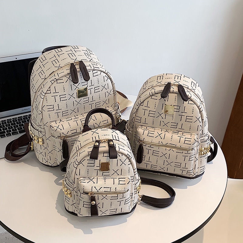 Balo mini Nữ Thời Trang Cao Cấp VINTAGE Đi Học Giá Rẻ Balo da pu hoạ tiết phong cách hàn quốc