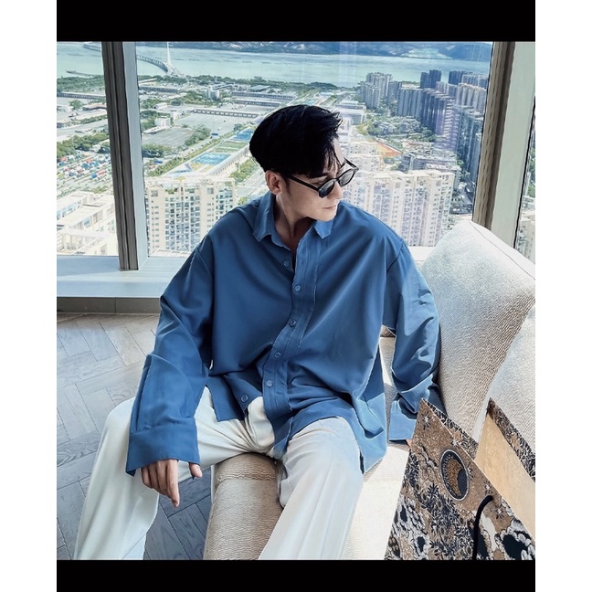 Áo Sơmi Nam Form Hàn Cá Tính Play Boys