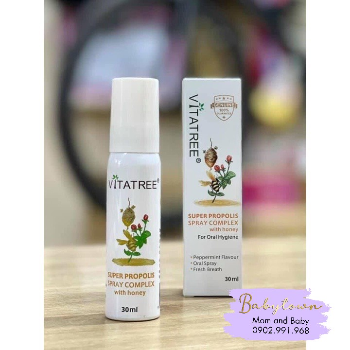 Xịt Keo Ong Vitatree 30ml_Hàng Úc ship AIR