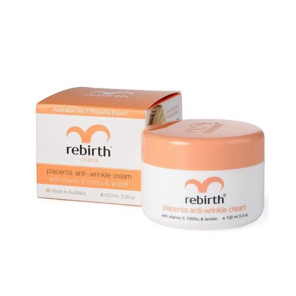 Kem Nhau Thai Cừu Chống Lão Hòa Và Nhăn Da Úc Rebirth Placenta Lanolin Vitamin E