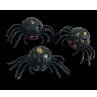 Gudetama Squishy bóp trút giận hình con nhện đen to ghớm ghiếc