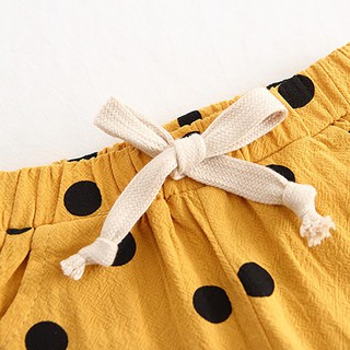 Quần short chấm bi dễ thương cho bé gái