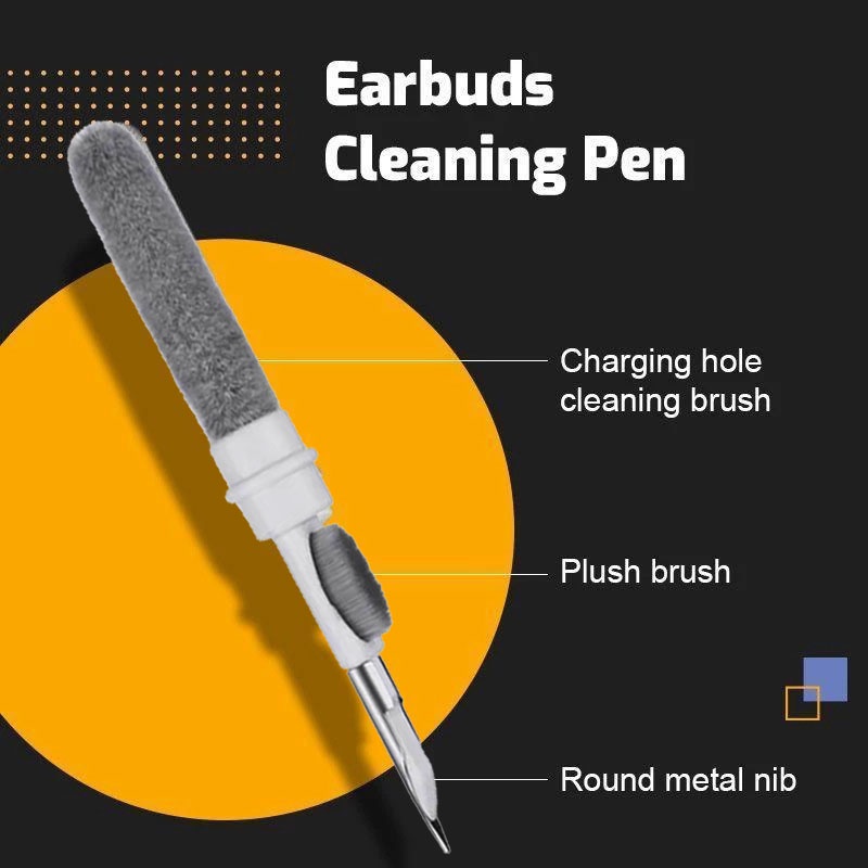 Bộ Dụng Cụ Vệ Sinh Tai Nghe Bluetooth Đa Năng Cho Airpods Pro 1 2 3 Xiaomi Huawei Samsung Ốp