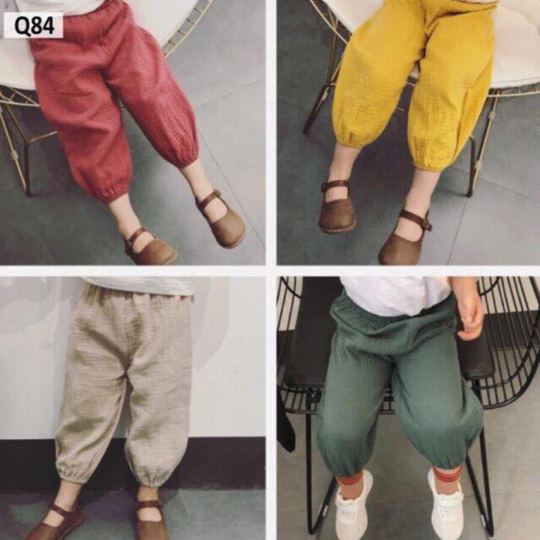 Quần đũi lanh, alibaba chống muỗi cho bé 1-5 tuổi 7-23kg