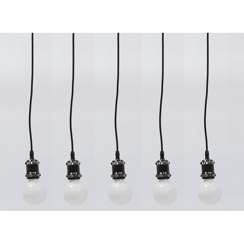 Bộ 5 dây đèn thả cổ điển bóng tròn trang trí G60 5W