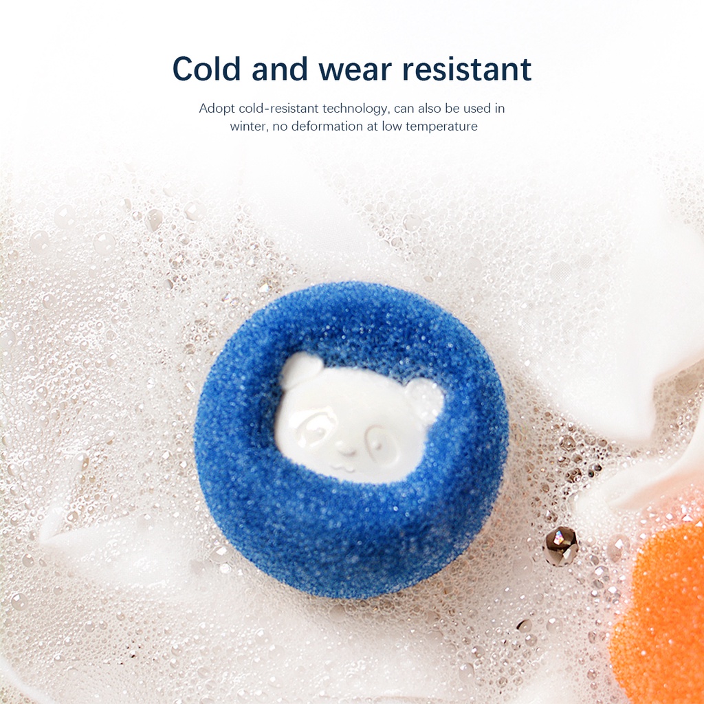 Bộ 3 quả bóng giặt quần áo JUJIAJIA chống làm hỏng trang phục chất lượng cao tiện lợi