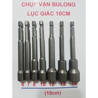 Bộ chụp vặn bulong lục giác dài 10cm