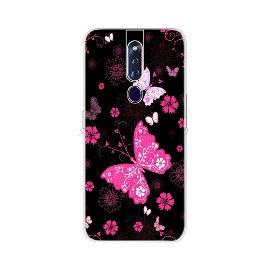 Ốp điện thoại silicone tpu mềm in hình dễ thương cho oppo f11 pro f 11 oppof11pro oppof11