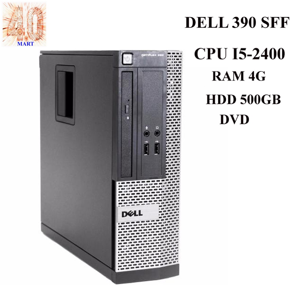 Máy tính đồng bộ Dell Optiplex 390 SFF văn phòng - Dell 390 G840,I3-2120,I5-2400