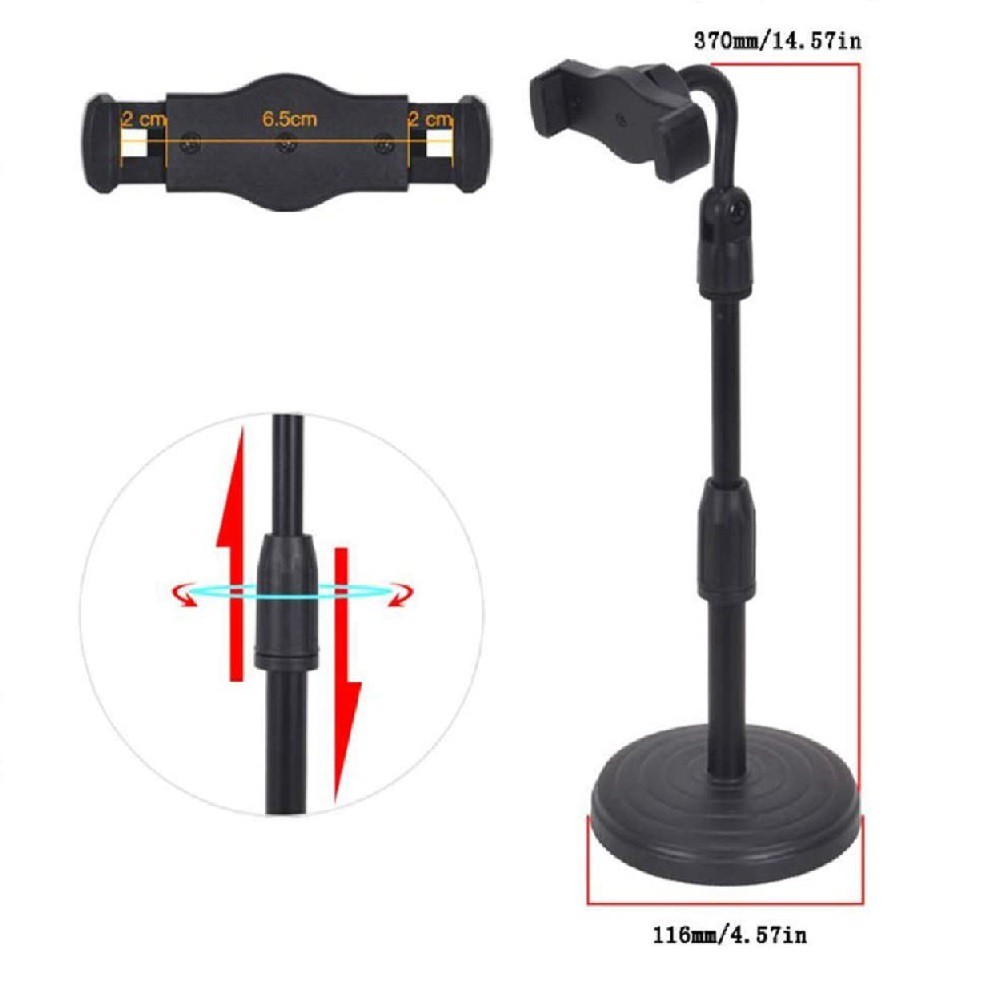 Giá Đỡ Điện Thoại Di Động Lammcou Để Bàn Có Thể Điều Chỉnh Dùng Chụp Ảnh Tự Sướng/phát Trực Tiếp