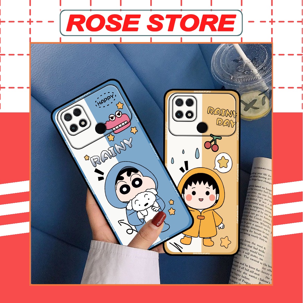 Ốp Xiaomi Poco C40 in hình in hình doremon, couple, shin, bearbrick dễ thương