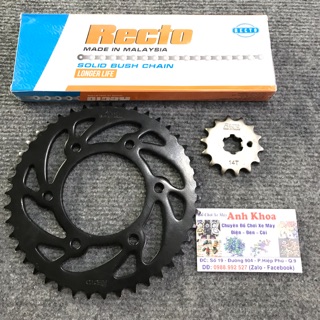 Nhông sên dĩa recto exciter 150
