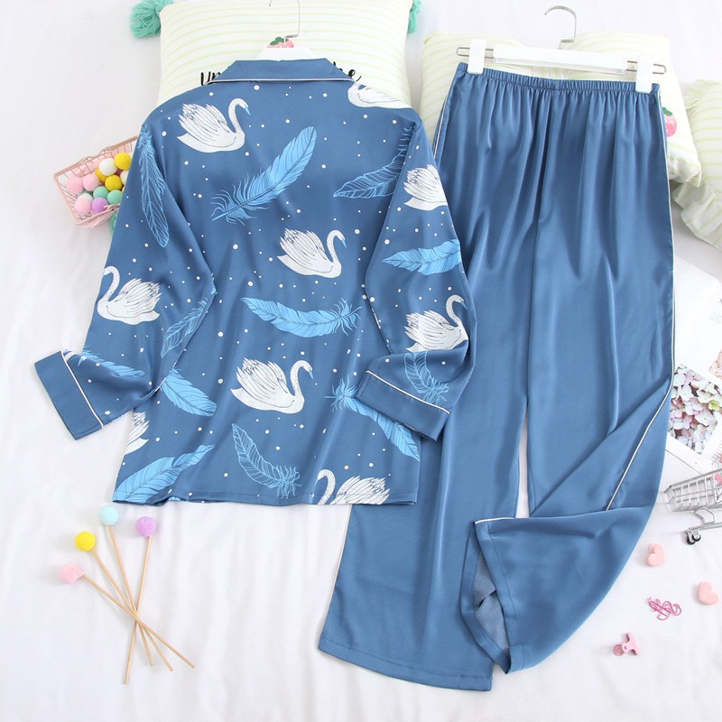 Pijama Lụa Dài Tay Cao Cấp Y93