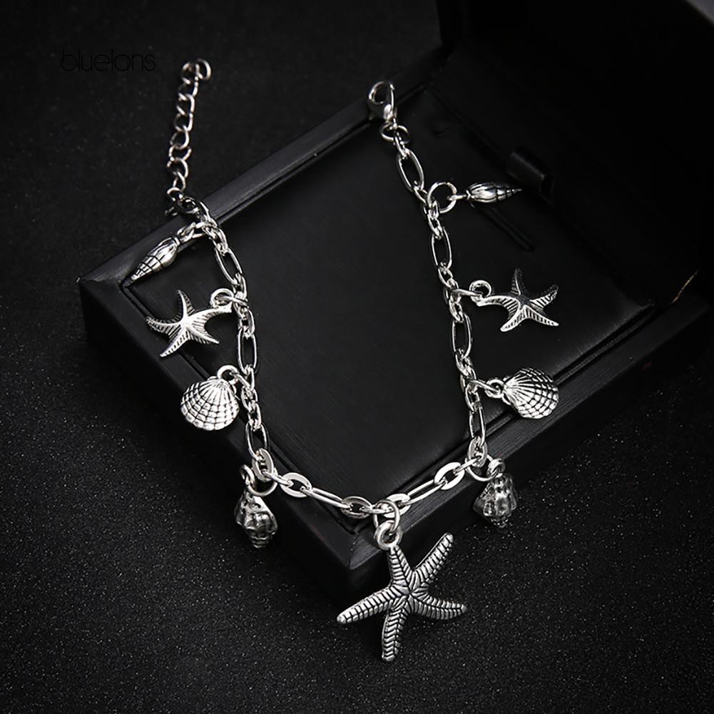 Lắc chân thời trang trang trí mặt hình các sinh vật biển cá tính cho nữ | BigBuy360 - bigbuy360.vn
