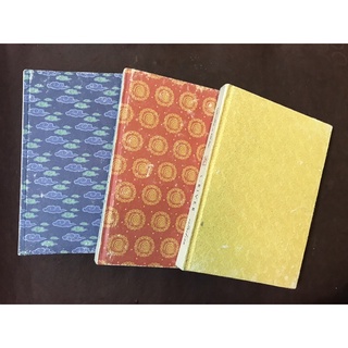 [Zó Project] Sổ giấy Dó họa tiết từ tranh Hàng Trống size L (13x18cm)