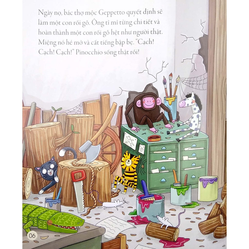 Sách Truyện Cổ Tích Kinh Điển - Cậu Bé Pinocchio