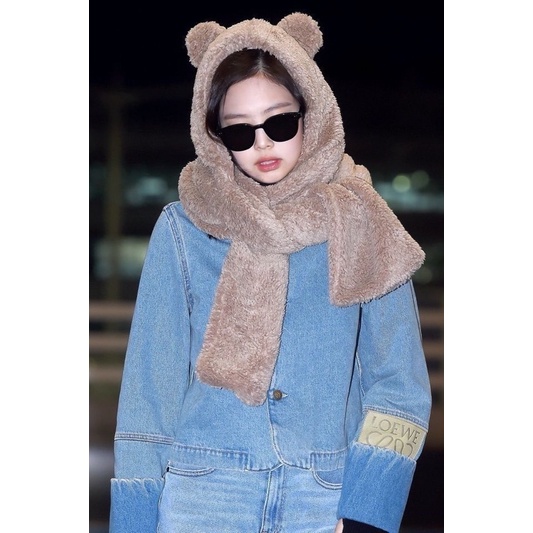 Mũ gấu cheapmoment với Jennie BLACKPINK, Triệu Lộ Tư