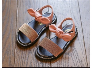 Giày sandals bé gái nơ