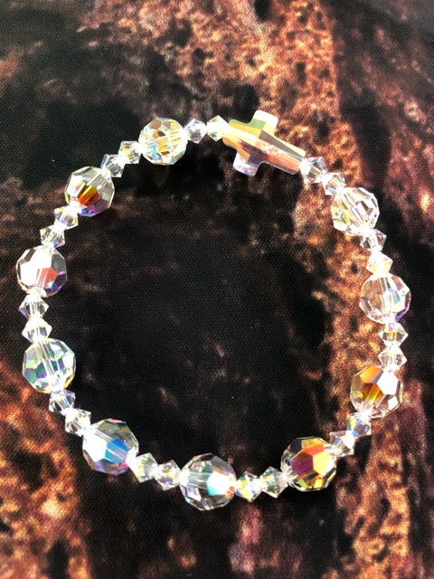 Vòng Tay Pha Lê Áo-Chuỗi 10 Kinh 8ly