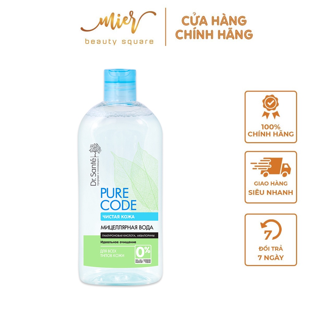 Nước Tẩy Trang Micellar Dr.Sante Pure Cоde Dành Cho Mọi Loại Da 500ml