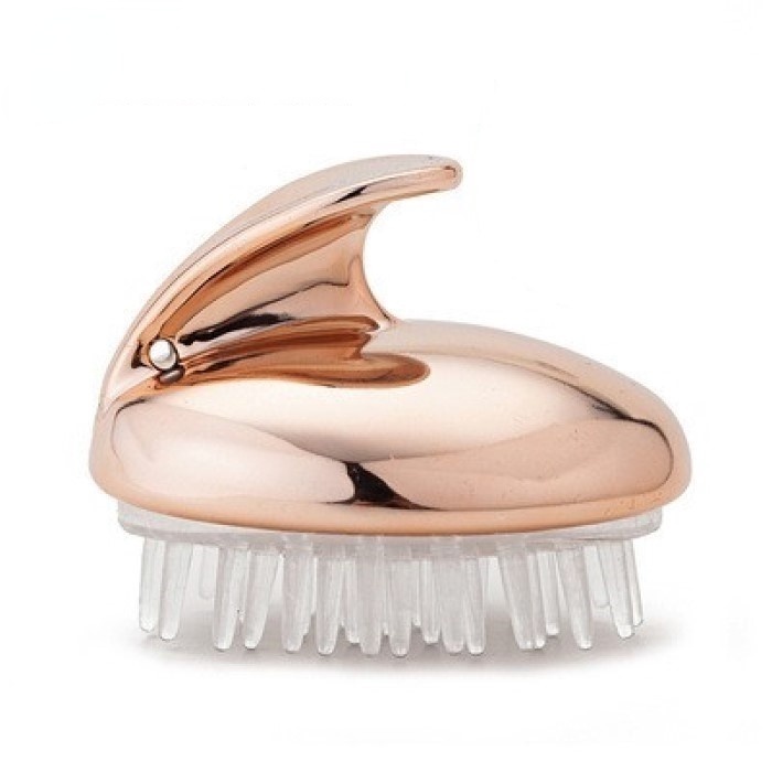 1 Lược Silicone Cầm Tay Mát Xa Da Đầu Tiện Dụng