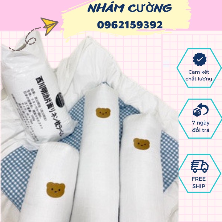 Ruột Gối Ôm Tendy Bear , Gối Ôm Gấu Siêu Cute Size:35X100Cm