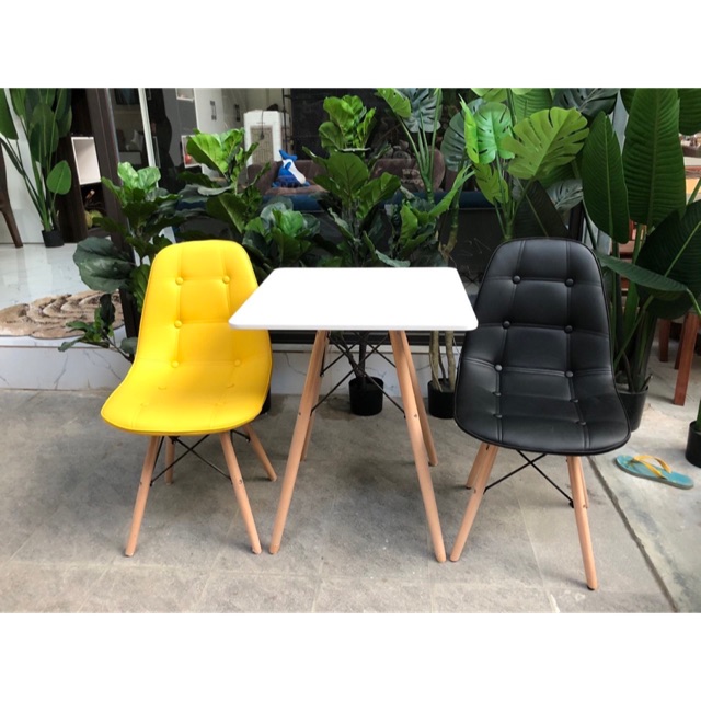 Bàn vuông eames 60cm nhập khẩu