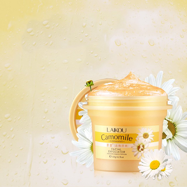 Gel tẩy tế bào chết Laikou Camomile Facial Exfoliator 120G