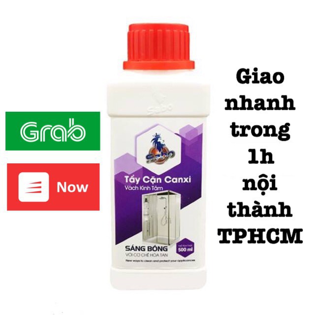 [Loại mạnh nhất] Nước lau kính bám cặn canxi lâu năm SABO-K, ố mốc, cặn vảy cá + tẩy bồn cầu siêu mạnh chai 500ml