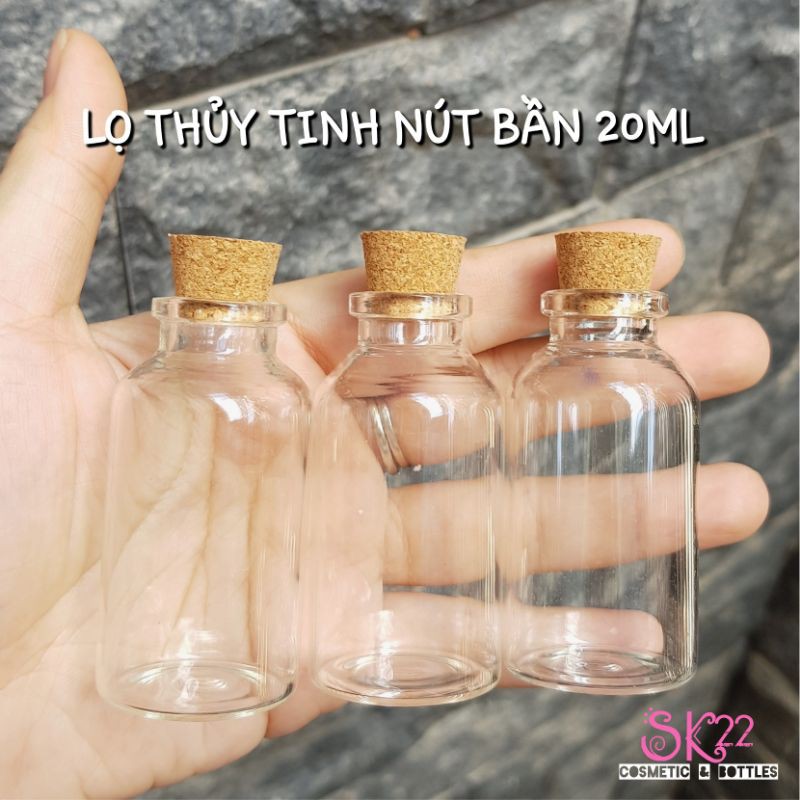 ❌Set 3 LỌ THỦY TINH NÚT BẦN 10ML/20ML❌