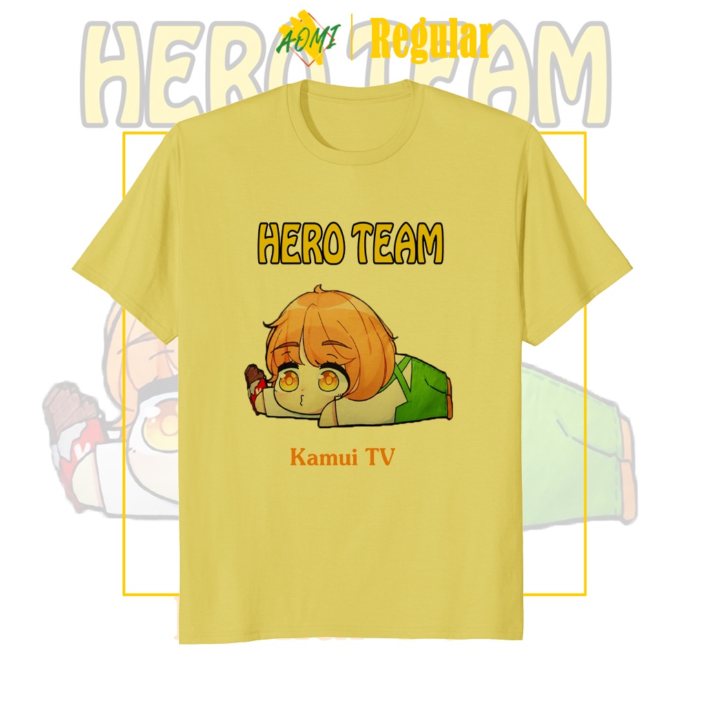 ÁO THUN UNISEX KAMUI TV HERO TEAM PHÔNG NAM NỮ GIA ĐÌNH CẶP ĐÔI CÓ SIZE TRẺ EM AOMIVN