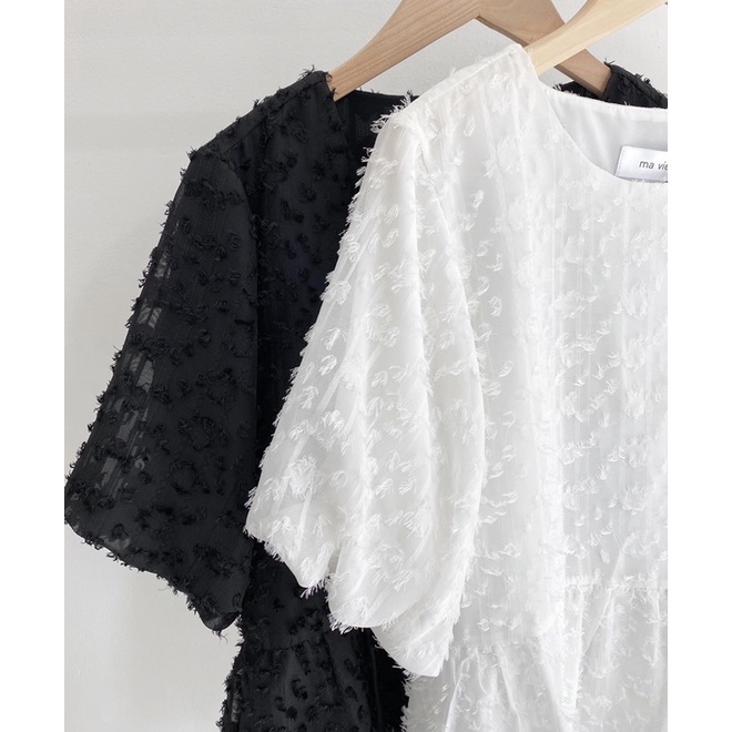 Áo lông vũ dáng babydoll Mina Top