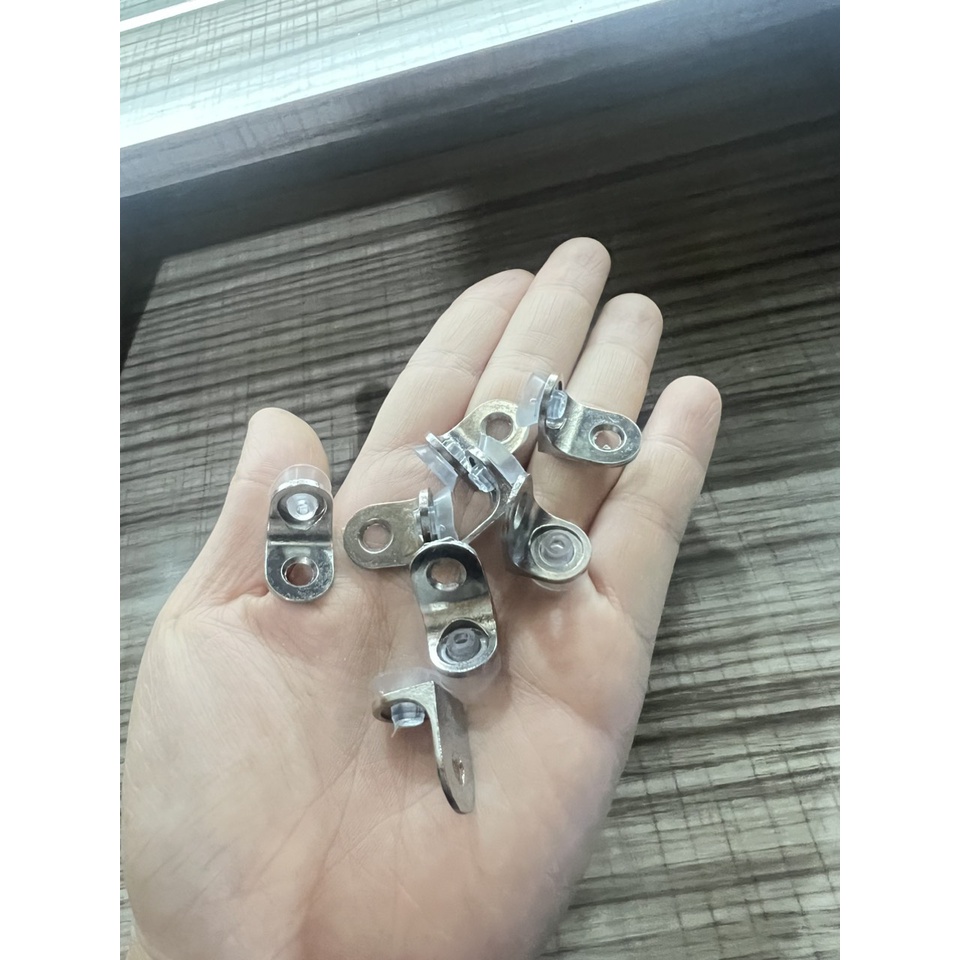 Túi 10 Chốt đỡ kính-đỡ kệ tiện dụng-ke đỡ kính- Pat đỡ kính- bass đỡ kính túi 10 chiếc