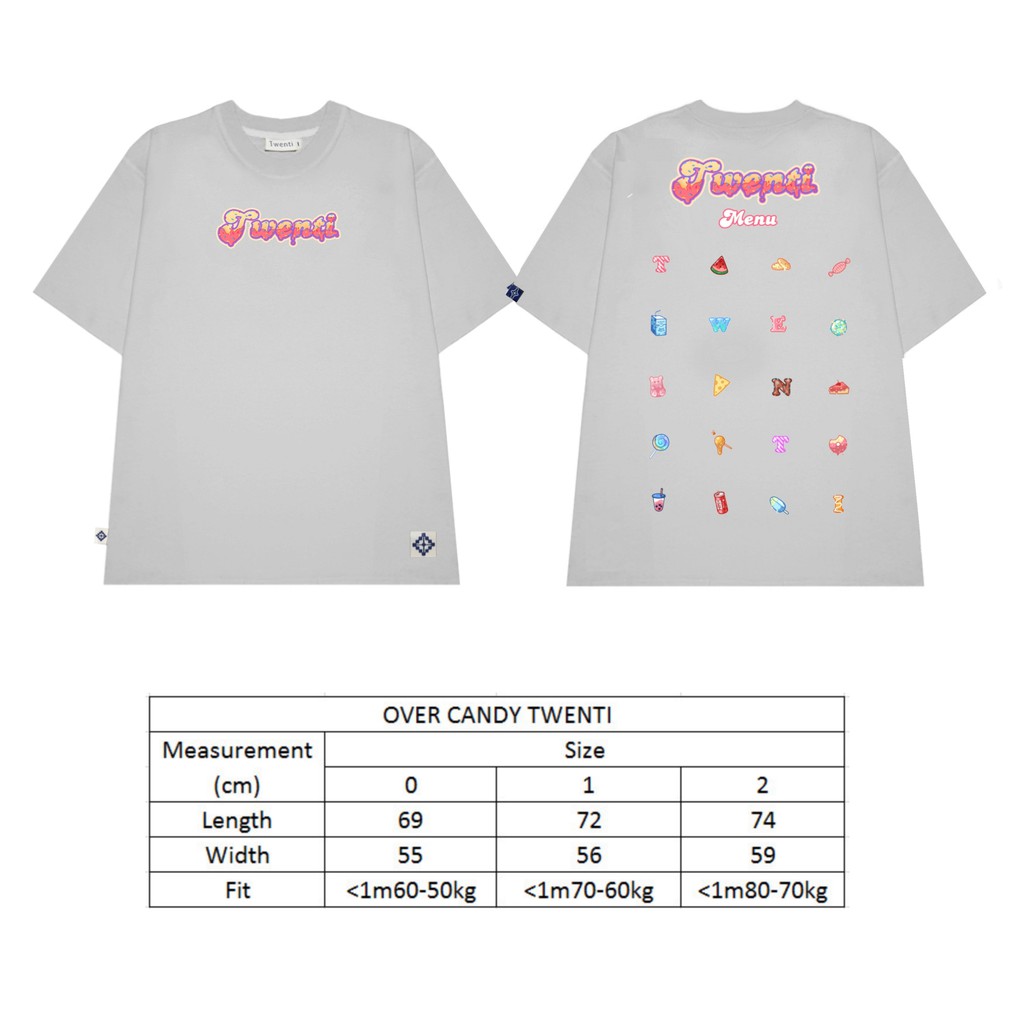 ÁO THUN TWENTI COTTON CANDY NĂNG ĐỘNG
