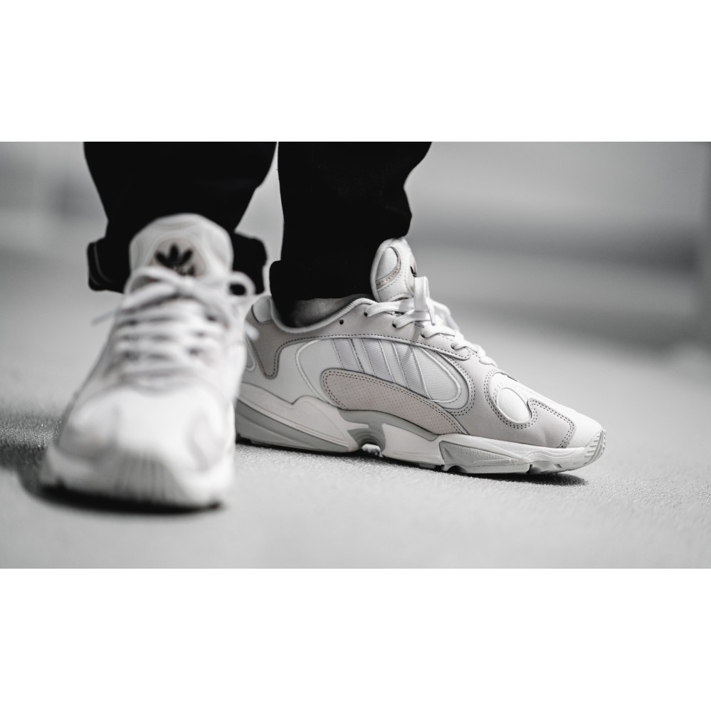 Giày Nam Adidas Yung-1🔴FREESHIP🔴 Giảm 100k Khi Nhập Mã [ADIDASAUTH] Adidas Nam Yung 1 Allwhite Chuẩn Auth